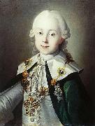 unknow artist Portrait of Paul of Russia dressed as Chevalier of the Order of St. Andrew painting